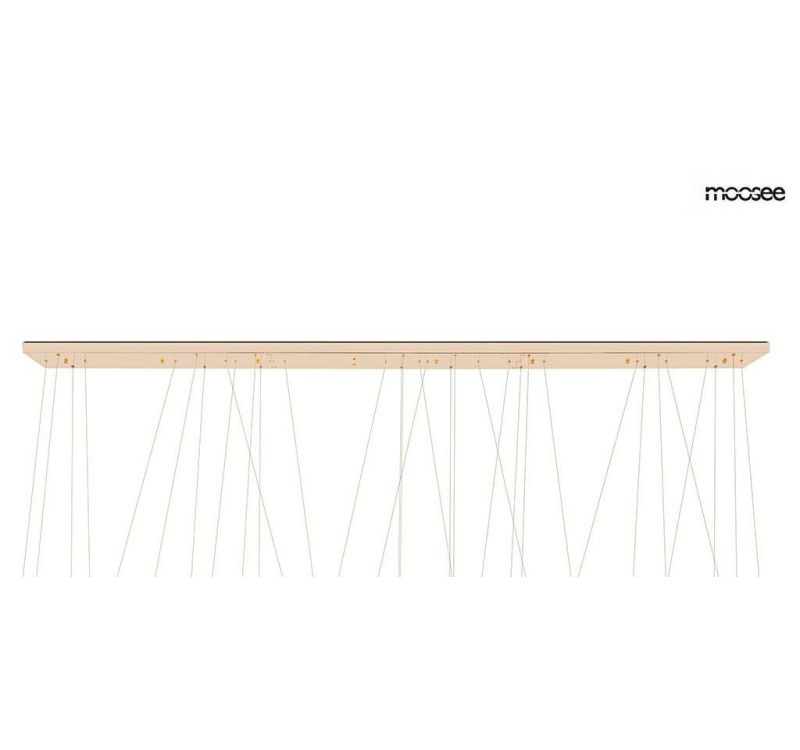 MOOSEE lampa wisząca LIBERTY LINE 8 złota