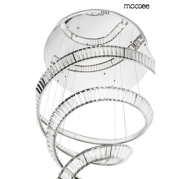 MOOSEE lampa wisząca WAVE CORDON 2B chrom