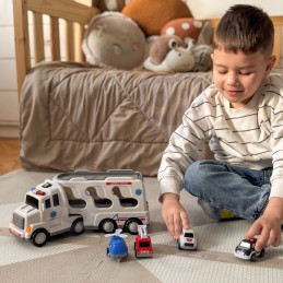 WOOPIE Laweta Drogowa zestaw 5 Aut - Ambulans