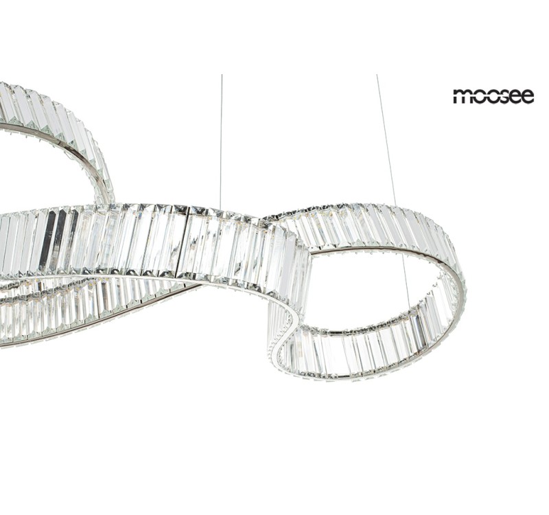 MOOSEE lampa wisząca WAVE 160B chrom