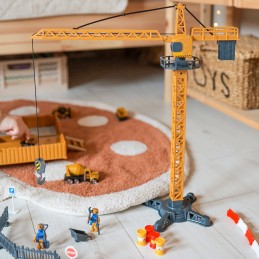WOOPIE  Samochód Ciężarowy 6w1 Zestaw Budowy Dźwig Resoraki Akcesoria