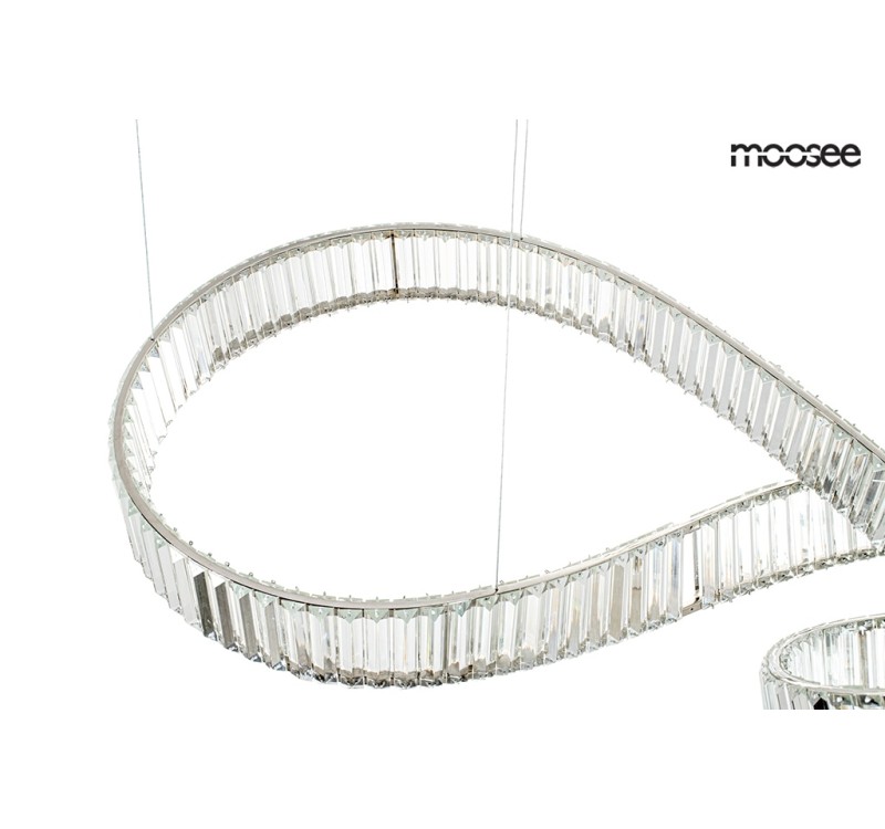 MOOSEE lampa wisząca WAVE 160B chrom