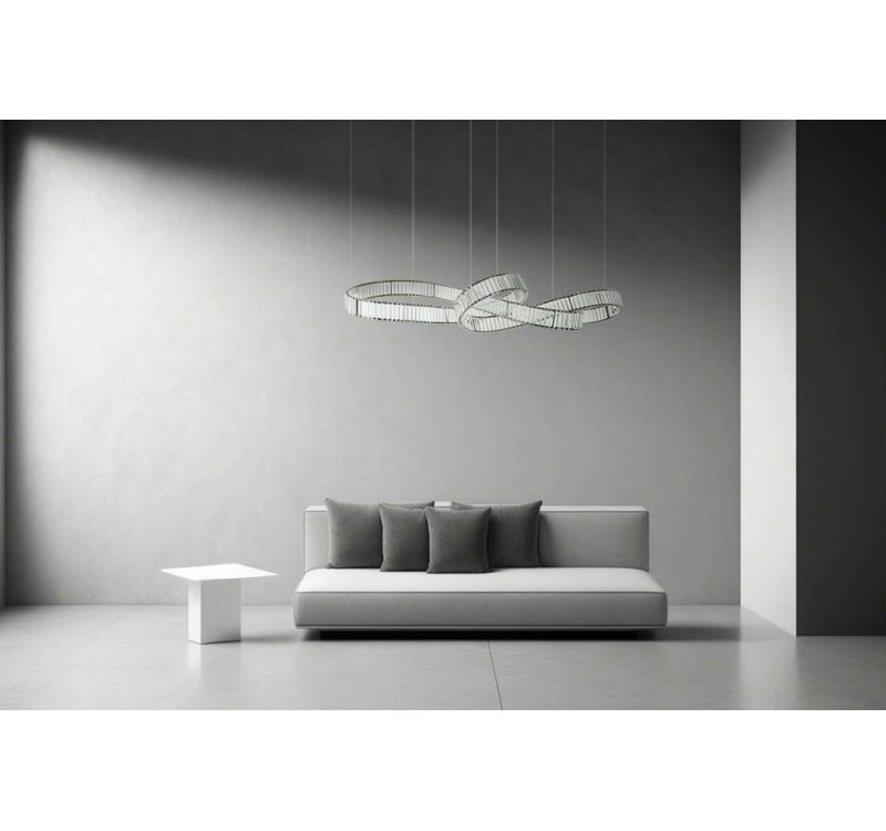 MOOSEE lampa wisząca WAVE 160B chrom