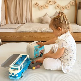 WOOPIE Kamper XL dla Lalek Zestaw Kempingowy z Przyczepką