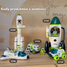 Woopie Łazik Kosmiczny Interaktywny Auto Astronauta Figurka Radar  Dźwięk