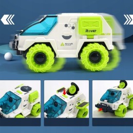 Woopie Łazik Kosmiczny Interaktywny Auto Astronauta Figurka Radar  Dźwięk