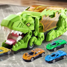 WOOPIE Zestaw Pojazdów Tor Dinozaur Pożeracz 13el.
