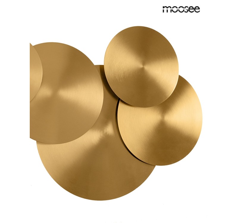 MOOSEE lampa ścienna SCUDO złota