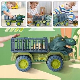 WOOPIE Ciężarówka Dinozaur Transporter Figurki