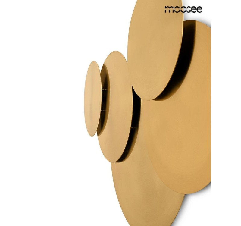 MOOSEE lampa ścienna SCUDO złota
