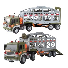 WOOPIE Ciężarówka Transporter Dinozaurów Auto z Dźwiękiem i Światłem