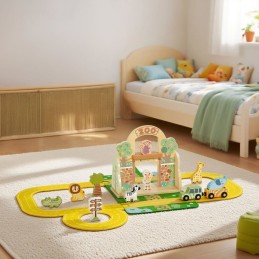 TOOKY TOY Zestaw Mini ZOO Przenośny Zestaw Torba Zwierzęta
