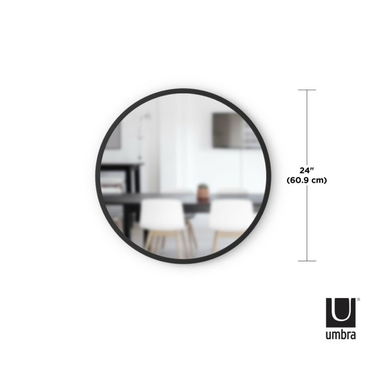 UMBRA lustro wiszące HUB 61 czarne