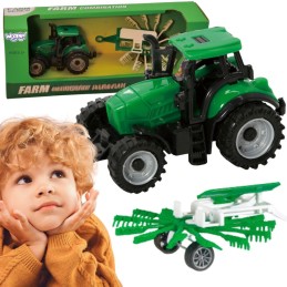 Woopie Traktor Rolniczy ze Zgrabiarką Maszyna Rolnicza dla Dzieci