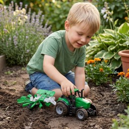 Woopie Traktor Rolniczy ze Zgrabiarką Maszyna Rolnicza dla Dzieci