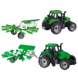 Woopie Traktor Rolniczy ze Zgrabiarką Maszyna Rolnicza dla Dzieci