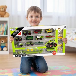 WOOPIE Zestaw Traktorów i Maszyn Rolniczych z Zwierzętami