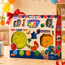 WOOPIE Ciastolina Gofrownica Kuchnia Zestaw Akcesoria 39el