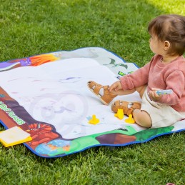 WOOPIE Magiczna Mata Wodna do Malowania XXL Pieczątki Cyferki 100x80 cm