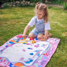 WOOPIE Mata Wodna do Malowania 2w1 XXL 100x70cm Świeci w Ciemności
