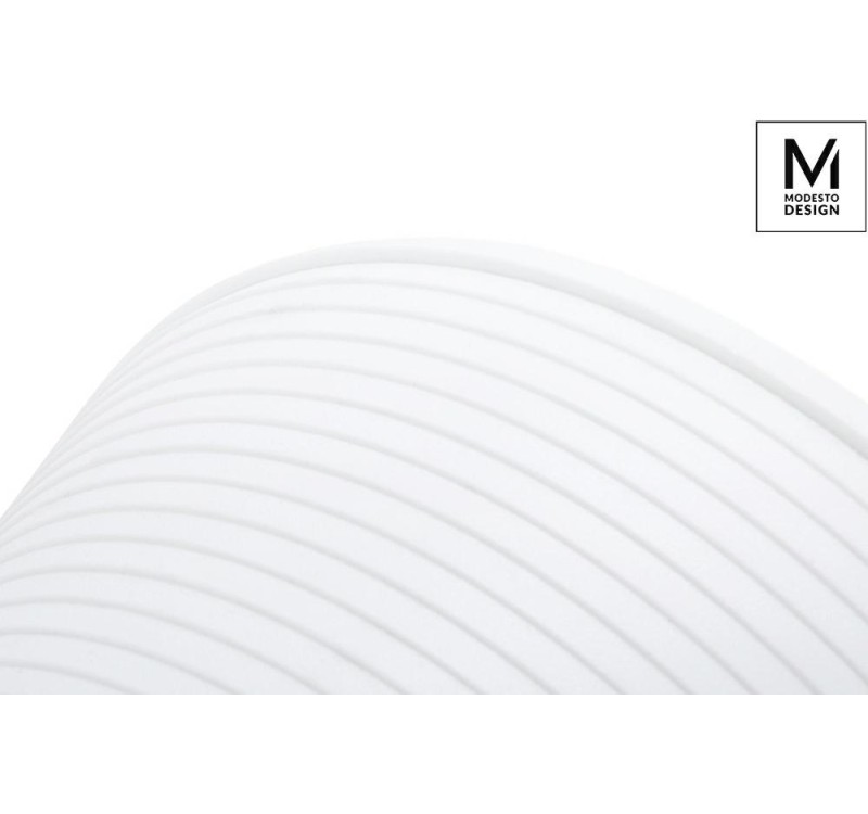 MODESTO stołek TAMBURO biały - polipropylen