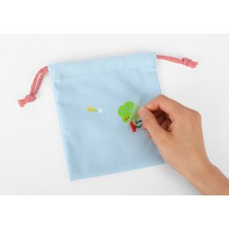 WOOPIE ART&FUN Zestaw Kreatywny Zrób Torebkę Dekorowanie Woreczka Imię Dziecka DIY