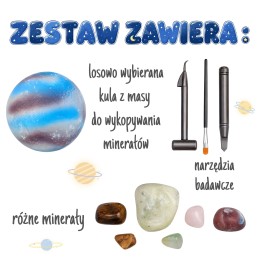 WOOPIE Zestaw Doświadczalny Kopalnia Minerałów Planeta Uran