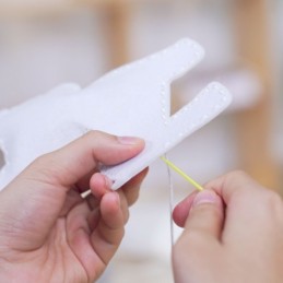 WOOPIE Zestaw do szycia dla dzieci PIESKI breloczek DIY