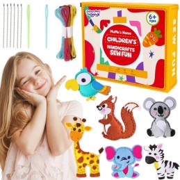WOOPIE Zestaw do Szycia dla Dzieci Woopie Breloczki DIY Filc