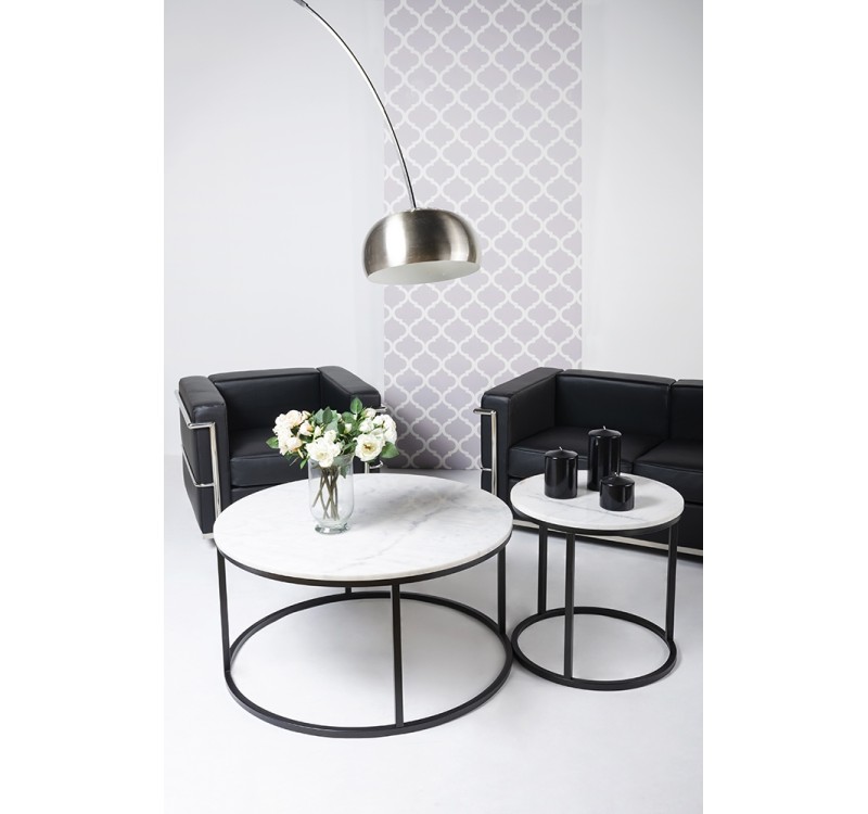 Sofa dwuosobowa SOFT LC2 czarna - włoska skóra naturalna, metal