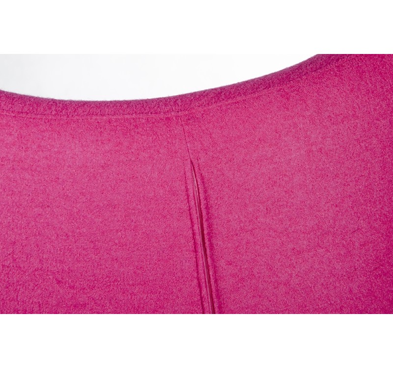 Fotel EGG SZEROKI fuksja.11 - wełna, podstawa stal