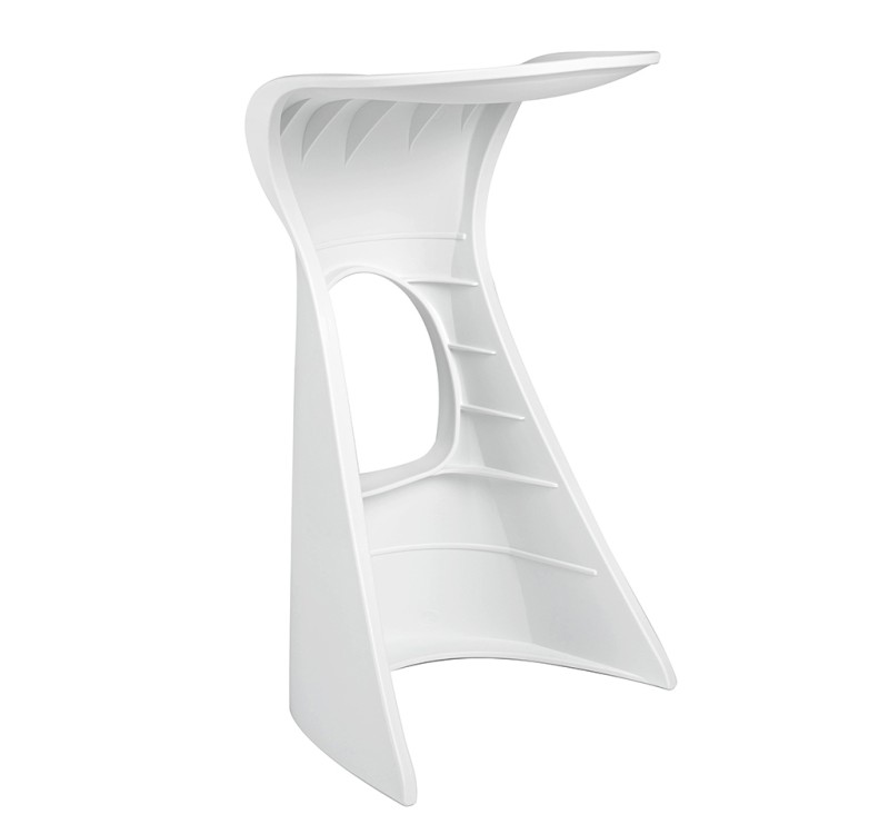 Krzesło barowe CAMINO 70 białe