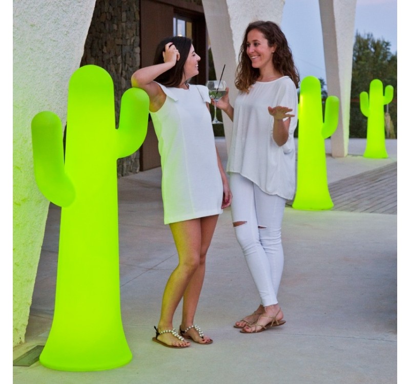 NEW GARDEN lampa ogrodowa PANCHO 140 CABLE limonkowa