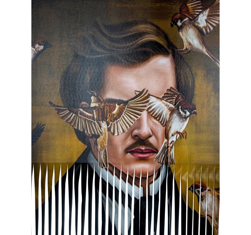 KARE obraz GENTLEMAN CUTS 130x163 cm