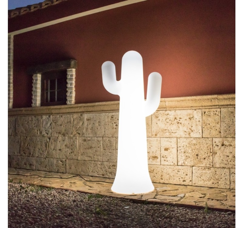 NEW GARDEN lampa ogrodowa PANCHO 140 CABLE biała