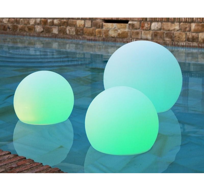 NEW GARDEN lampa ogrodowa BULY 20  FLOATING SOLAR & BATTERY biała