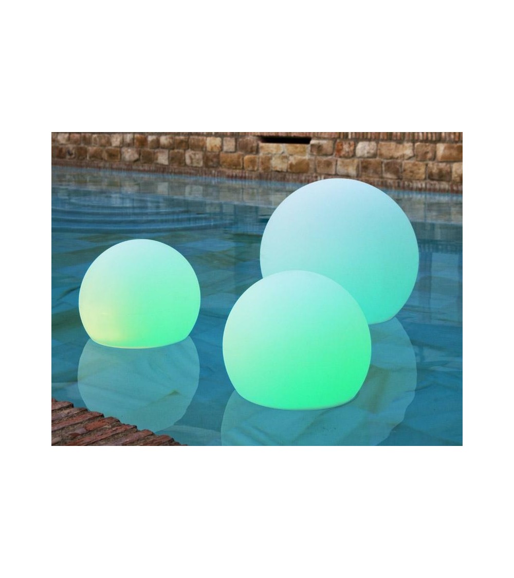 NEW GARDEN lampa ogrodowa BULY 30  FLOATING SOLAR & BATTERY biała