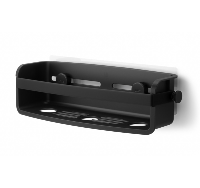 UMBRA półka prysznicowa ADHESIVE czarna