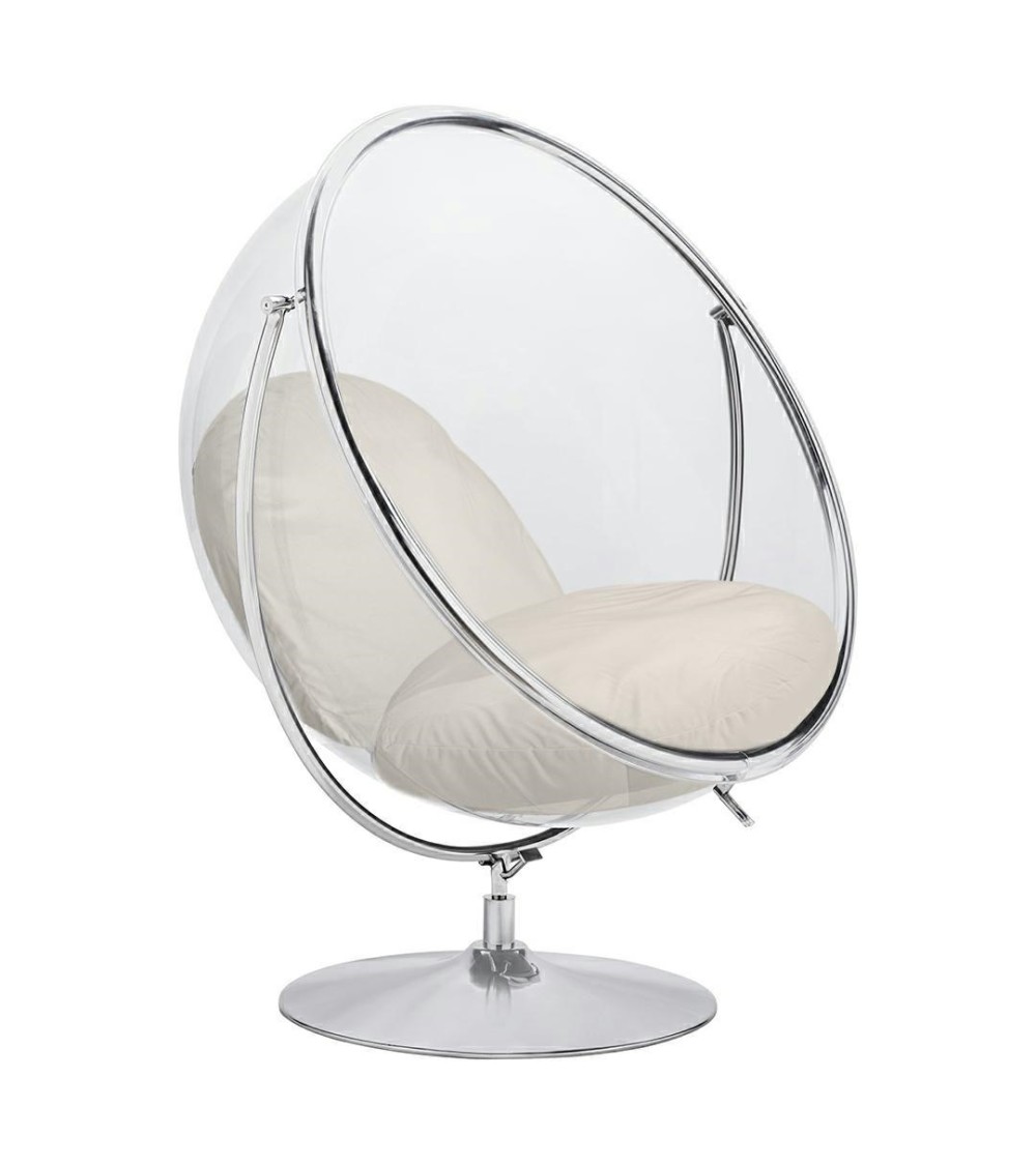 Fotel BUBBLE STAND 2 VELVET poduszka beżowa