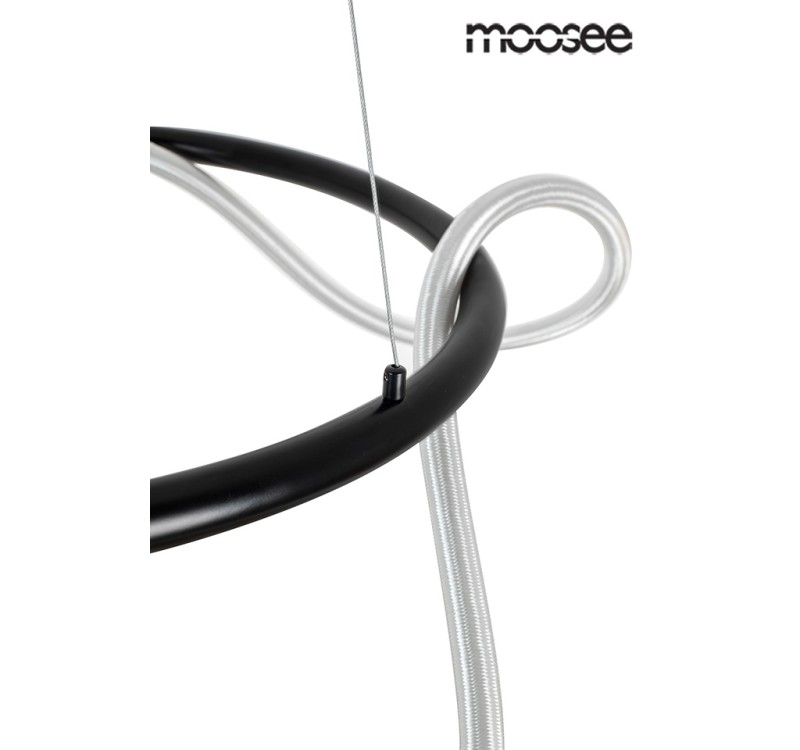 MOOSEE lampa wisząca SERPIENTE 60 czarna