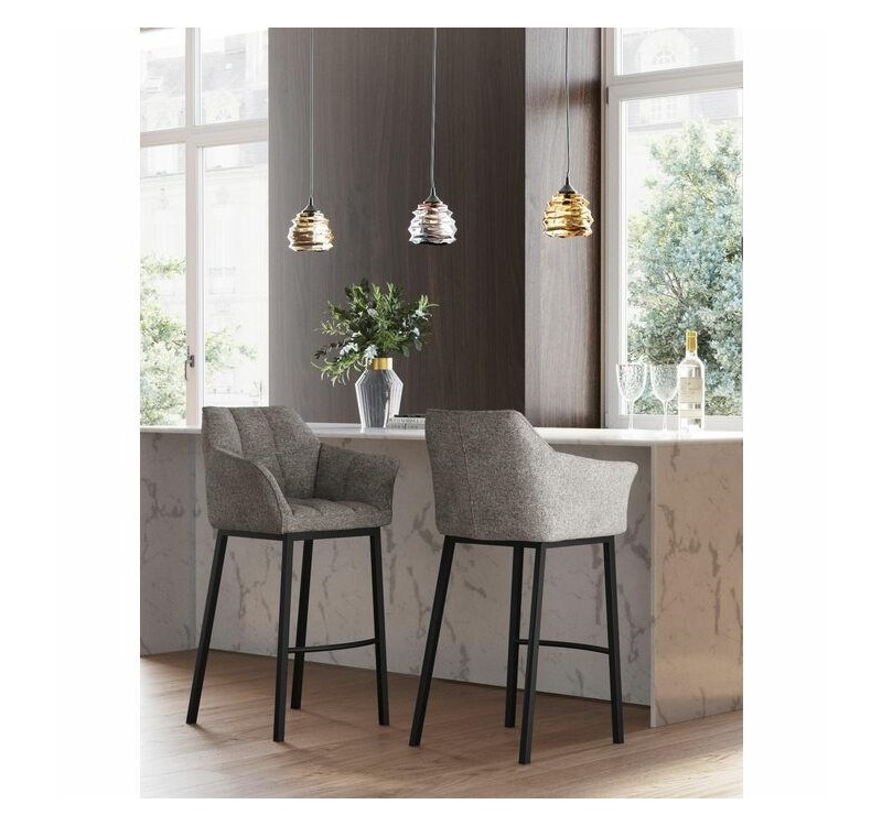 KARE krzesło barowe THINKTANK 2 szare