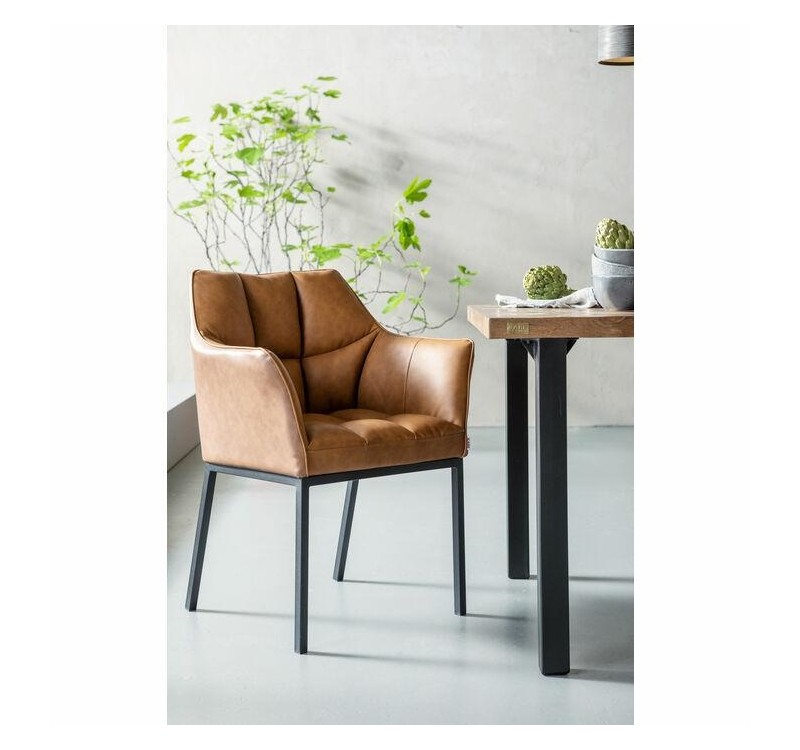 KARE krzesło THINKTANK brązowe