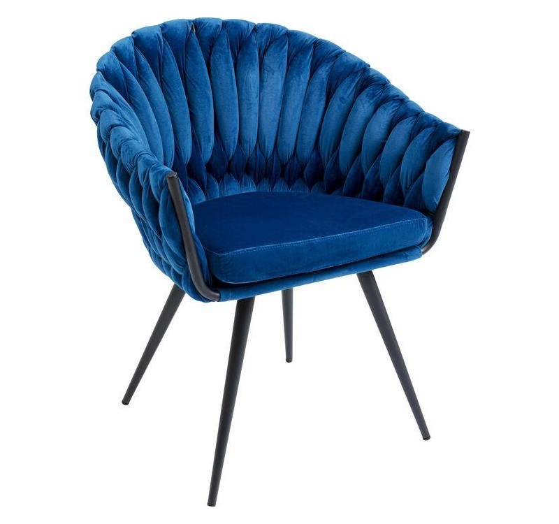 KARE krzesło KNOT ciemny niebieski