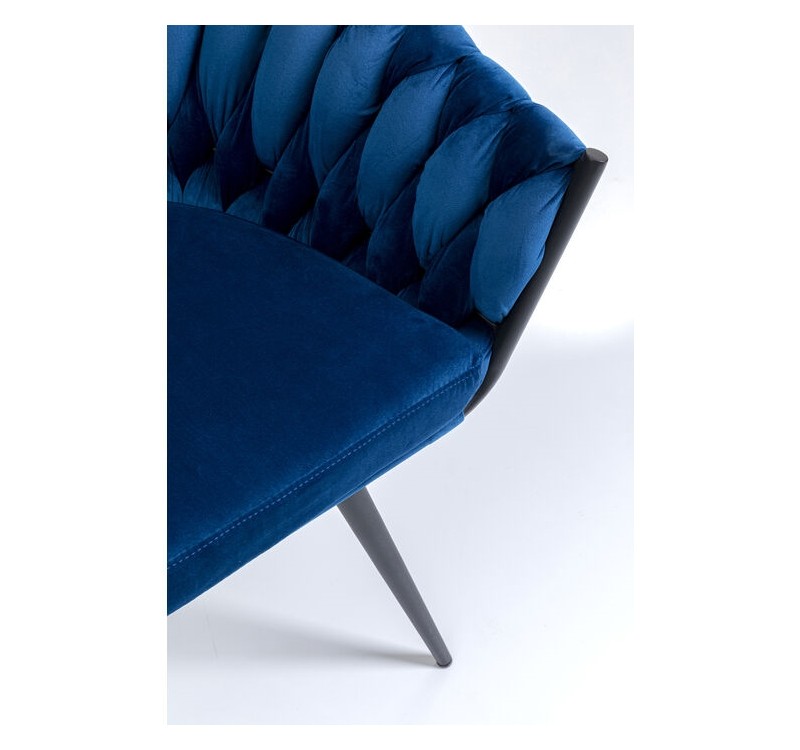 KARE krzesło KNOT ciemny niebieski