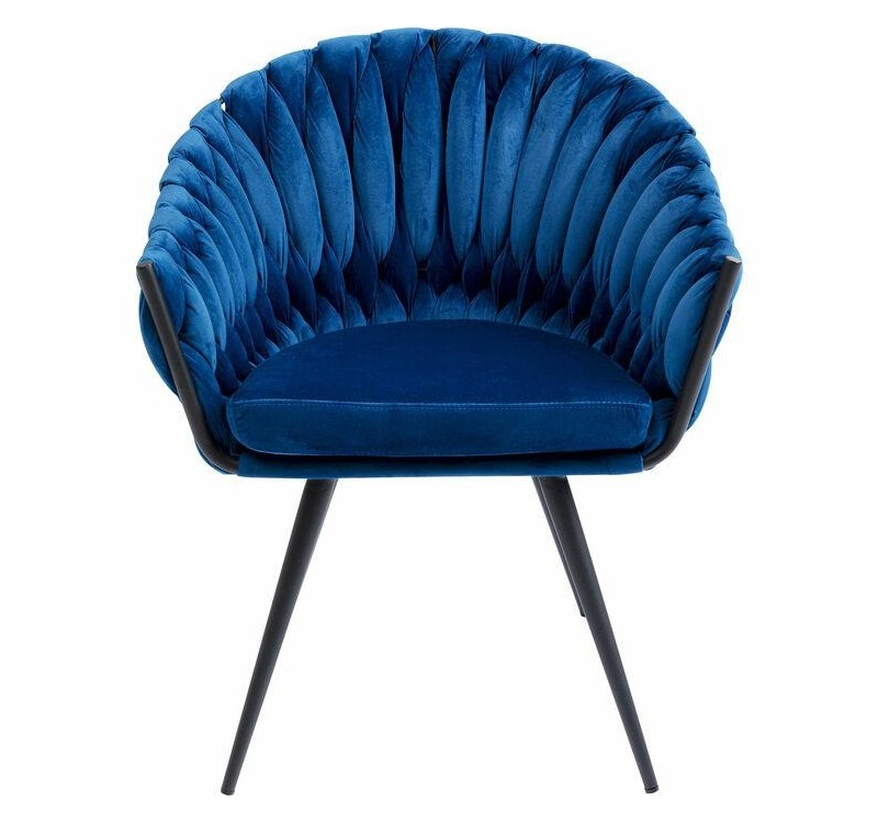 KARE krzesło KNOT ciemny niebieski