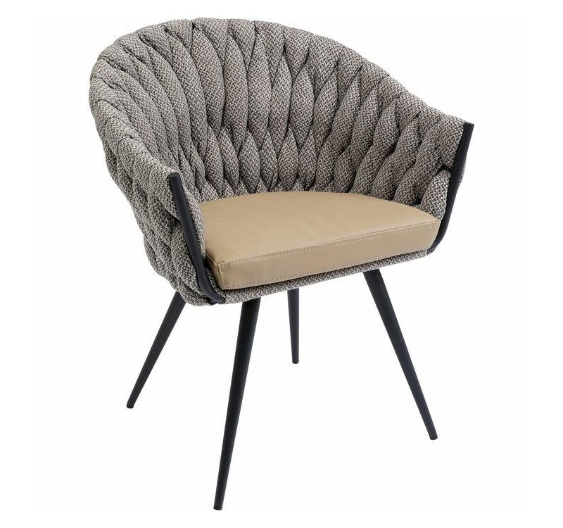 KARE krzesło KNOT brązowe