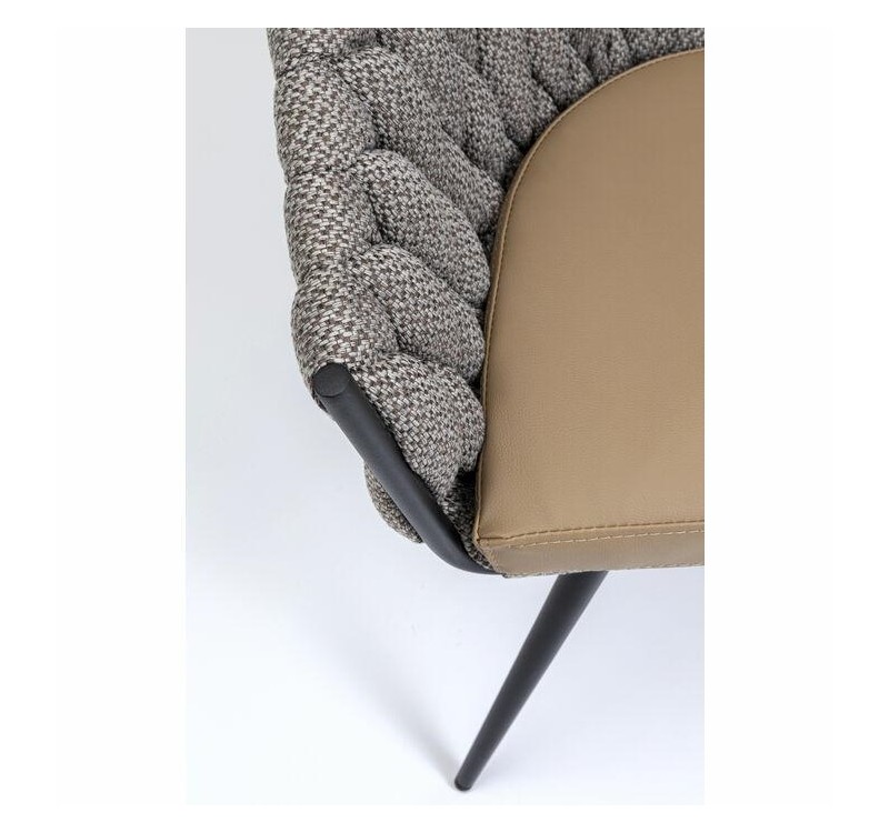 KARE krzesło KNOT brązowe