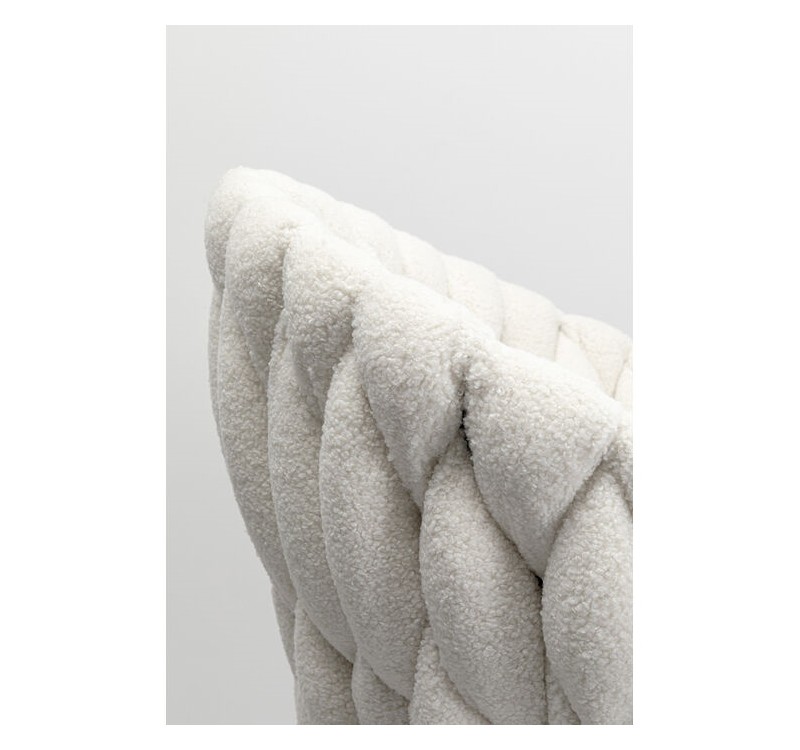 KARE krzesło obrotowe KNOT BOUCLE