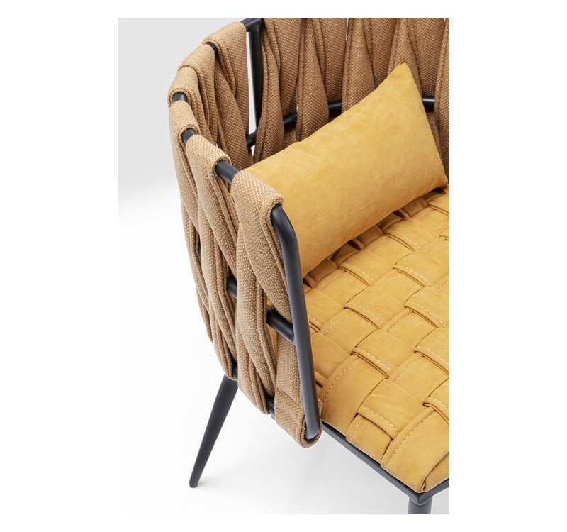 KARE krzesło CHEERIO żółte