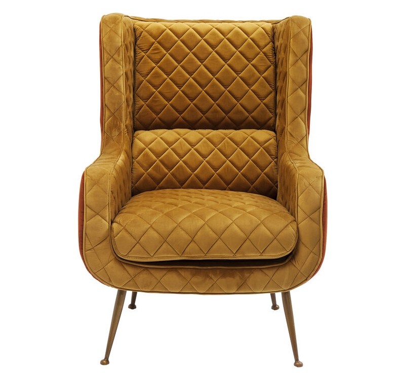 KARE fotel NONNA brązowy